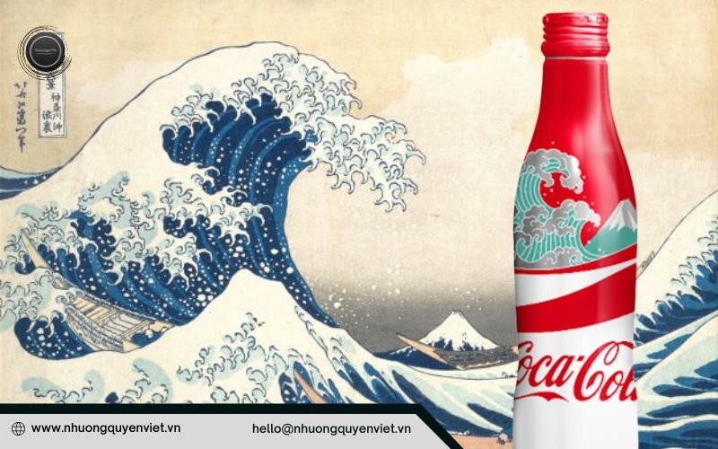 Phiên bản giới hạn Coca-Cola kết hợp hình ảnh núi Phú Sĩ và The Great Wave