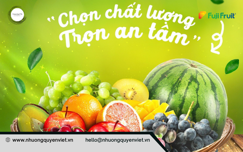 Nhượng quyền Fuji Fruit – Thương hiệu hoa quả sạch hàng đầu Việt Nam